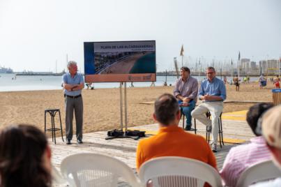 Se inicia el proyecto de ordenación de la playa de Las Alcaravaneras