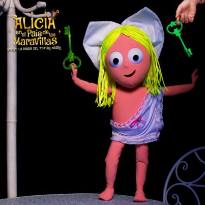 ‘Alicia en el país de las maravillas’ llega al Guimerá en formato de títeres y teatro negro