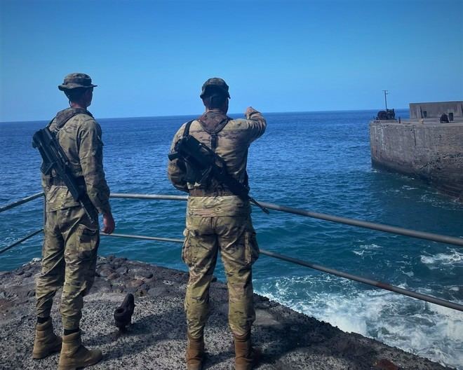 Despliegue del Grupo Táctico “Canarias” en La Palma