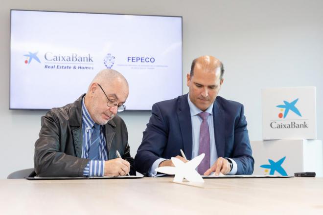 FEPECO y CaixaBank renuevan su acuerdo de colaboración para apoyar al sector de la construcción