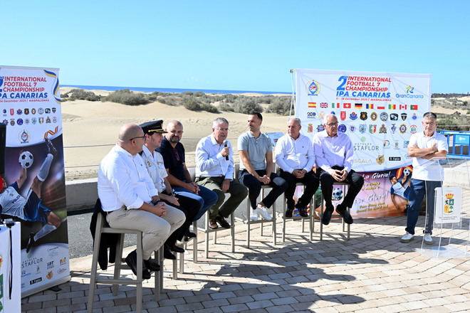 Maspalomas acogerá el II Campeonato Mundial de Fútbol 7 de la Asociación Internacional de Policías