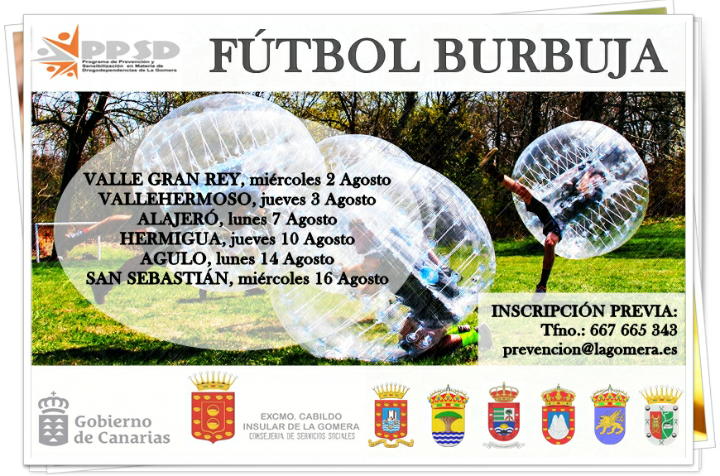 El 'Fútbol Burbuja' llega a La Gomera