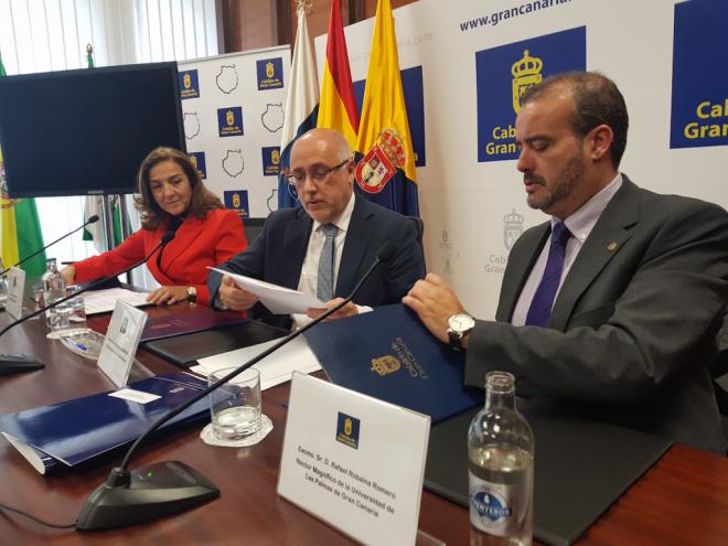 El Cabildo y Universidad suscriben convenios con la Secretaría de Estado de Investigación por valor de 6 millones de euros