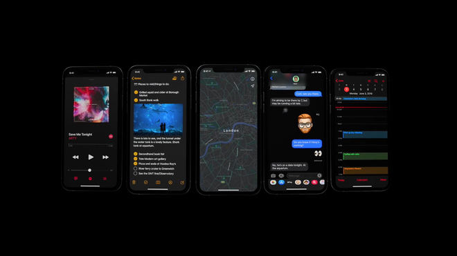 Apple renueva iOS 13 con el modo oscuro nativo