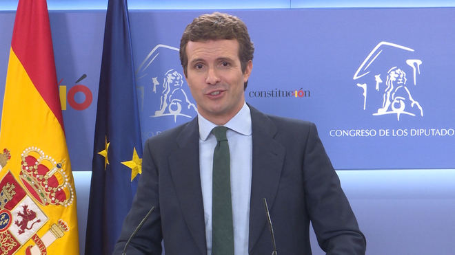 Casado aclara que no facilitará la investidura de Sánchez