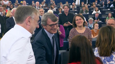 El socialista Sassoli, nuevo presidente de la Eurocámara