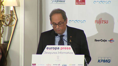 Torra: 'El pueblo de Cataluña no aceptará ninguna sentencia que no sea la libre absolución'