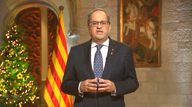Torra rechaza cualquier solución que no pase por 'el derecho a la autodeterminación'