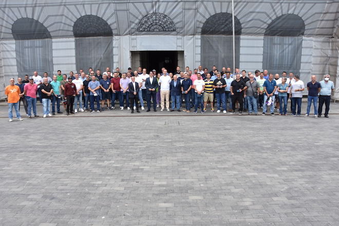 El Cabildo homenajea al personal de Carreteras que ayudó a La Palma durante la erupción
