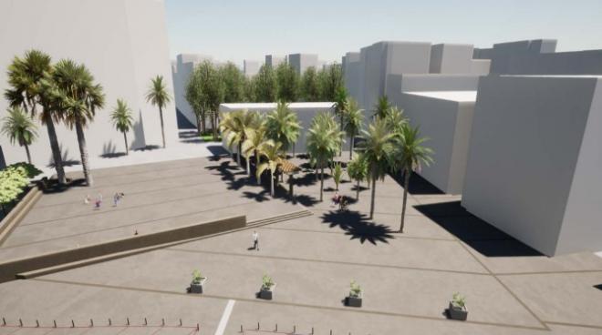 Cuenta atrás para la culminación de la reforma de la Plaza de Las Américas de San Sebastián de La Gomera