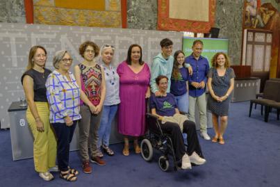 El Cabildo presta atención a las personas con ELA a través de TeidELA