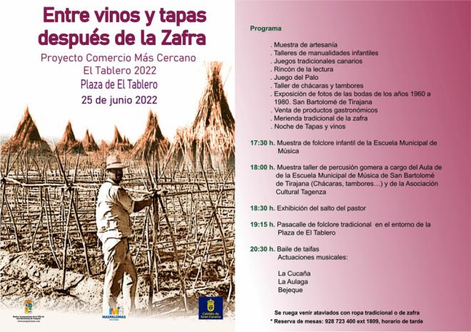 El Tablero celebra este sábado su fiesta de ‘La Zafra’