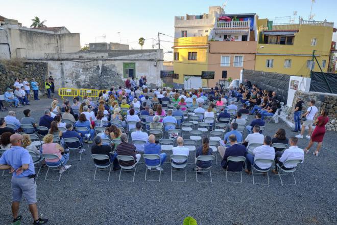 Huerto ecológico con el que se abastecerá el Banco de Alimentos de Puerto de la Cruz