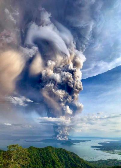 Involcan registró señales geoquímicas precursoras de la erupción de 2020 del volcán Taal, Filipinas