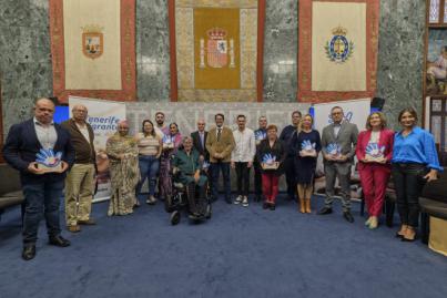Pedro Martín recibe en el Cabildo a las personas galardonadas con los Premios a la Solidaridad 2022