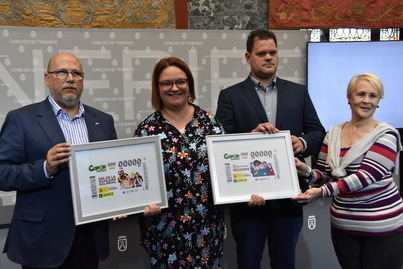 El Cabildo y la ONCE presentan el cupón del Día Internacional de la Mujer