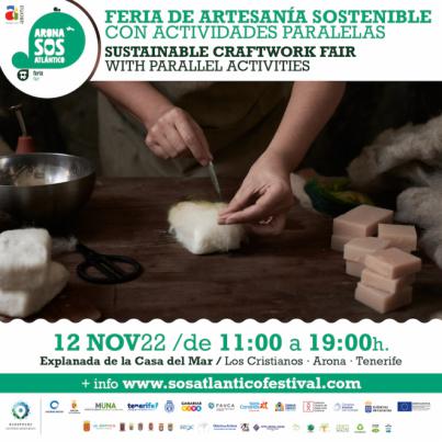Arona SOS Atlántico ofrece, durante ocho horas, danza, teatro, música y pintura corporal en torno a una Feria de Artesanía Sostenible