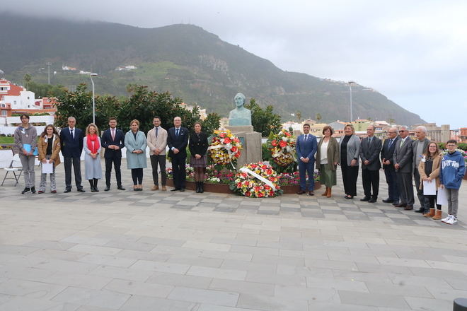 Los Realejos conmemoró el 210 aniversario del fallecimiento de José de Viera y Clavijo