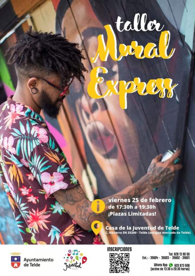 La Casa de la Juventud acoge este viernes un taller de murales exprés y grafitis