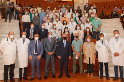 Reconocimiento a la labor de los profesionales del Hospital Dr. Negrín por los 43 trasplantes de corazón realizados