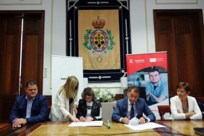 Inserta Empleo y Santa Cruz, comprometidos con el empleo de personas con discapacidad