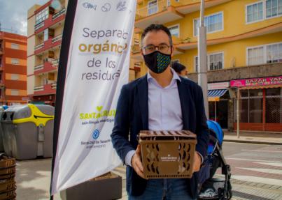 Santa Cruz, único municipio de Tenerife que ha implantado la separación de residuos orgánicos