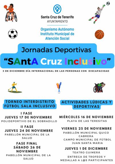 El Ayuntamiento inicia las jornadas deportivas “Santa Cruz Inclusivo”