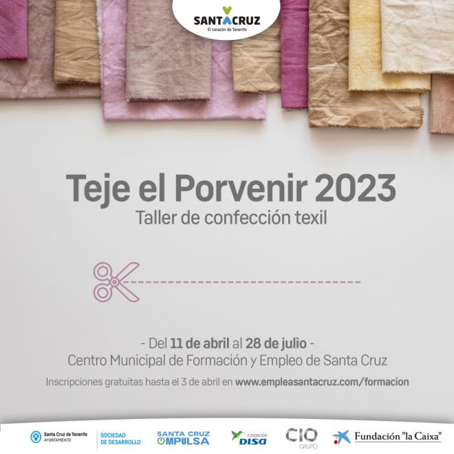 Abierta las inscripciones para el taller de confección textil “Teje el Porvenir 2023”