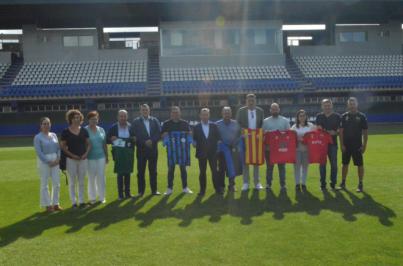 Tres clubes santacruceros se adhieren al convenio de colaboración con el CD Tenerife