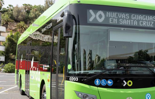 Santa Cruz aumenta en 3,6 millones los pasajeros de guaguas urbanas