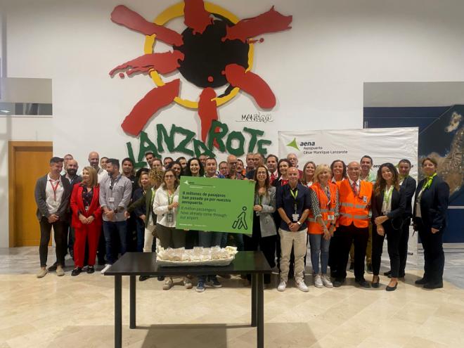 El Aeropuerto César Manrique-Lanzarote bate récord histórico