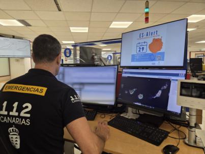 Mensajes de ES-Alert se enviarán el 29 de abril en Gran Canaria