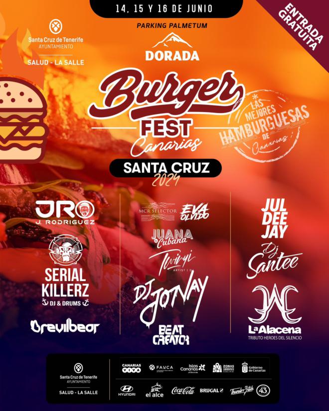 Santa Cruz Burger Fest Canarias reúne a los mejores restaurantes de hamburguesas