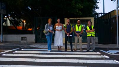 Santa Cruz pone en funcionamiento los primeros pasos de peatones inteligentes