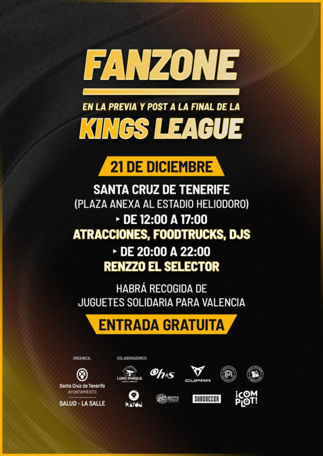 Fan Zone gratuita en Santa Cruz este 21 de diciembre