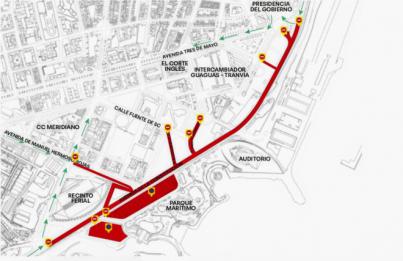 El ensayo del acto central del DIFAS 2025 conllevará alteraciones del tráfico en la TF-4