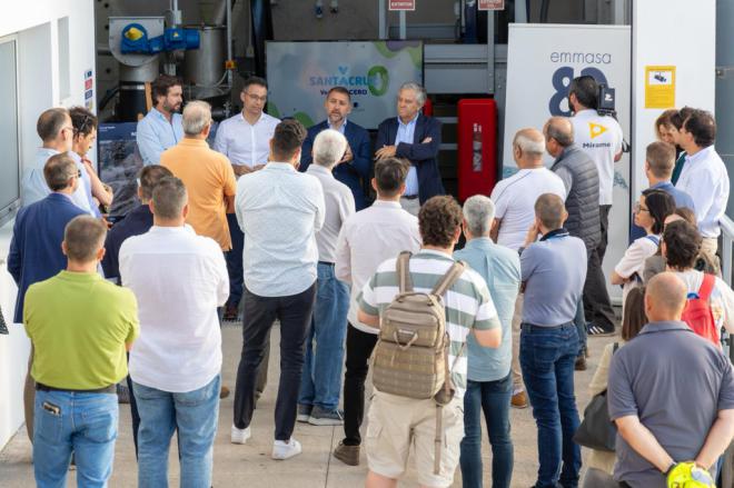 Santa Cruz inaugura la estación depuradora de Taganana