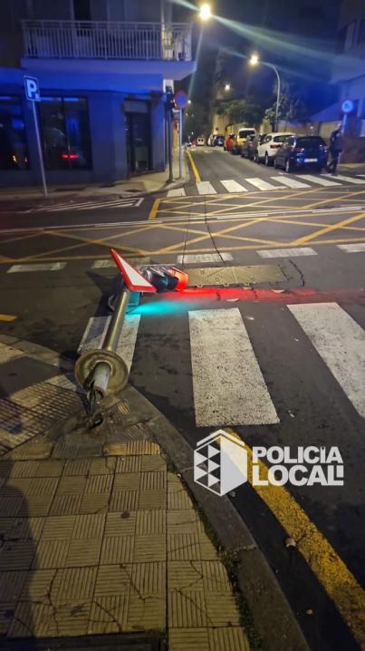 Las primeras horas de la alerta por vientos deja una docena de incidencias en Santa Cruz