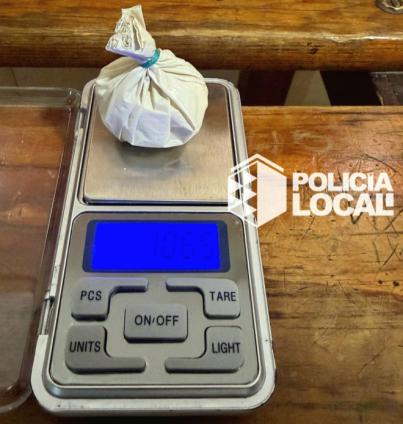 Detenido un varón con 10 gramos de cocaína en la Vuelta de Los Pájaros