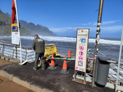 Las incidencias suben a 61 en Santa Cruz tras el paso de la borrasca