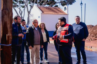 Evalúan el impacto de la borrasca Therese en Valle Gran Rey
