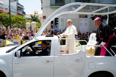 El papa León XIV protagoniza una jornada para la historia en su visita a Santa Cruz