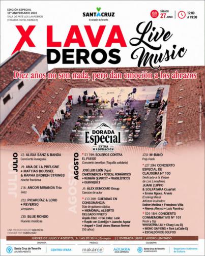 Santa Cruz celebra los diez años de Lavaderos Live Music