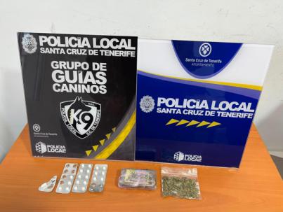 Detenido un varón con diversas drogas en un control realizado en la calle Salamanca