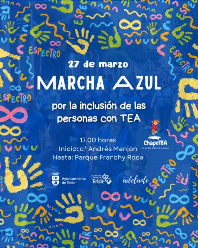 Marcha por la inclusión con motivo del Día Mundial de Concienciación sobre el Autismo