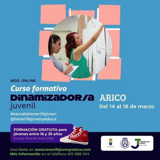 Arico incentiva la formación de empleo juvenil con un curso de dinamización