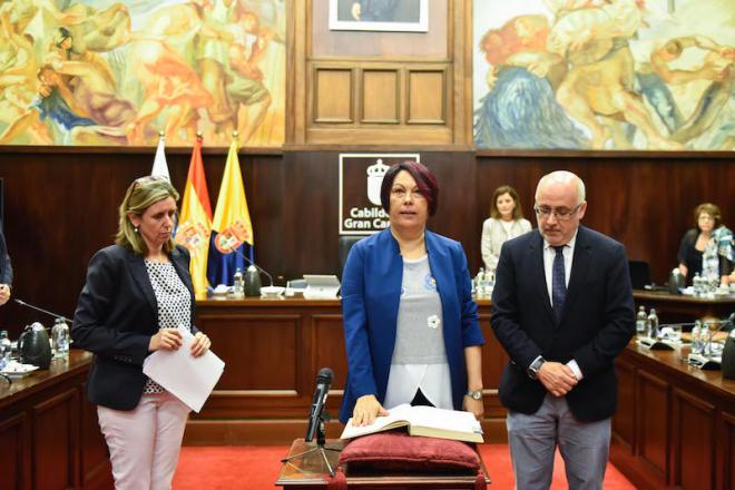 Carmen Luz Vargas toma posesión como nueva consejera de Política Social y Accesibilidad del Cabildo