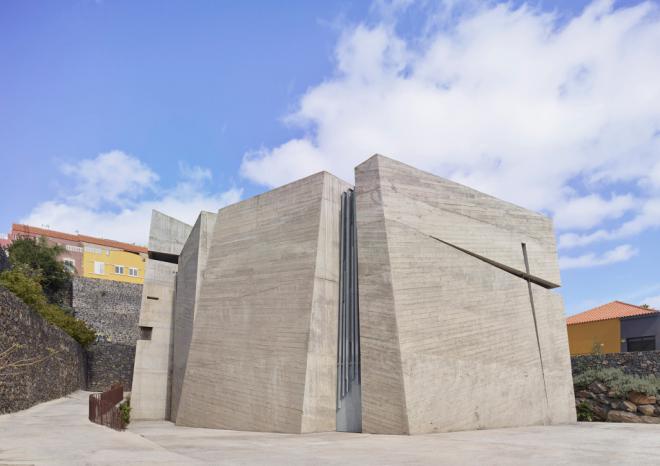 El Papa bendice la Virgen de la Iglesia de Las Chumberas