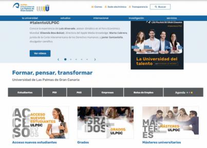 La ULPGC en tercera posición de las universidades en accesibilidad de la web institucional