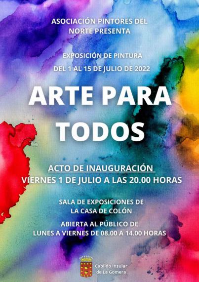 La Casa de Colón inaugura este viernes la exposición de pintura 'Arte para todos'